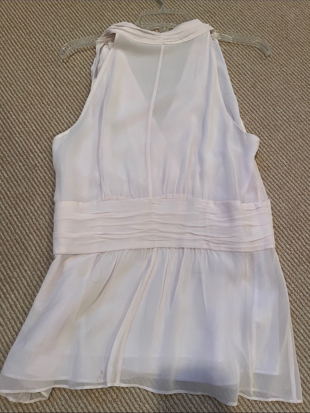 Banana Republic Pale lilac Sleeveless V-Neck Chiffon Camisole - Picture 9 of 10